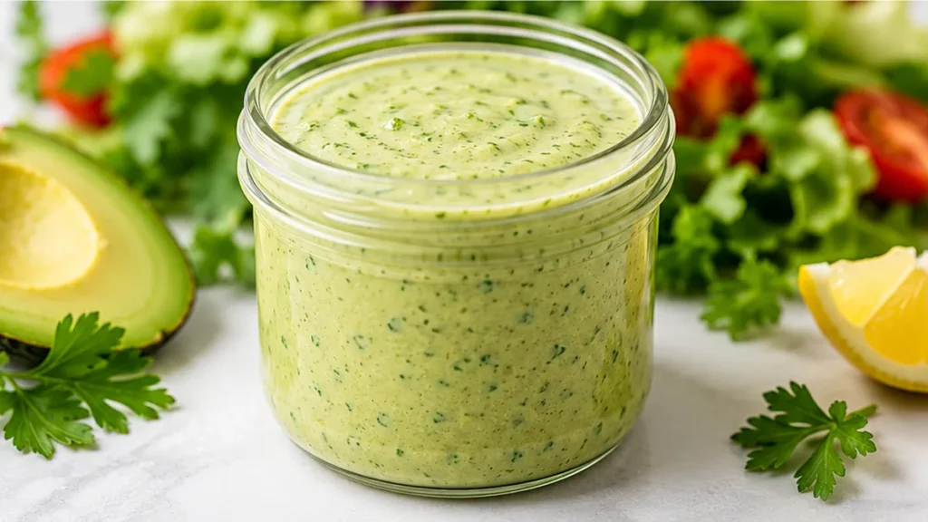 Green Goddess Dressing: Creamy Avocado Recipe - avocado green goddess dressing - Avocado green goddess dressing: whip up this deliciously creamy, tangy dressing