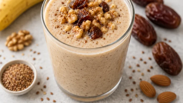 Delicious Banana Date Smoothie