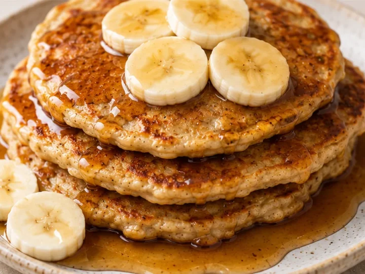 Banana Oatmeal Pancakes!