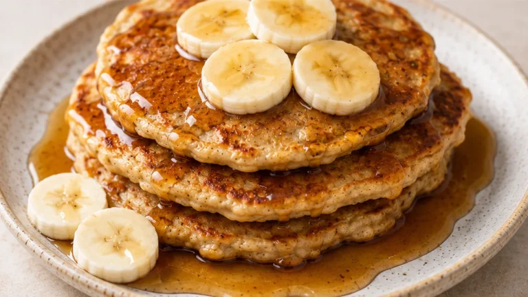 Banana Oatmeal Pancakes!