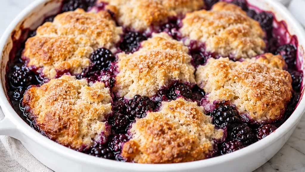 Berry Bliss: The ULTIMATE Gluten-Free Cobbler! - blackberry cobbler - Discover the ultimate Gluten-Free Blackberry Cobbler. Easy recipe with bursting berries an
