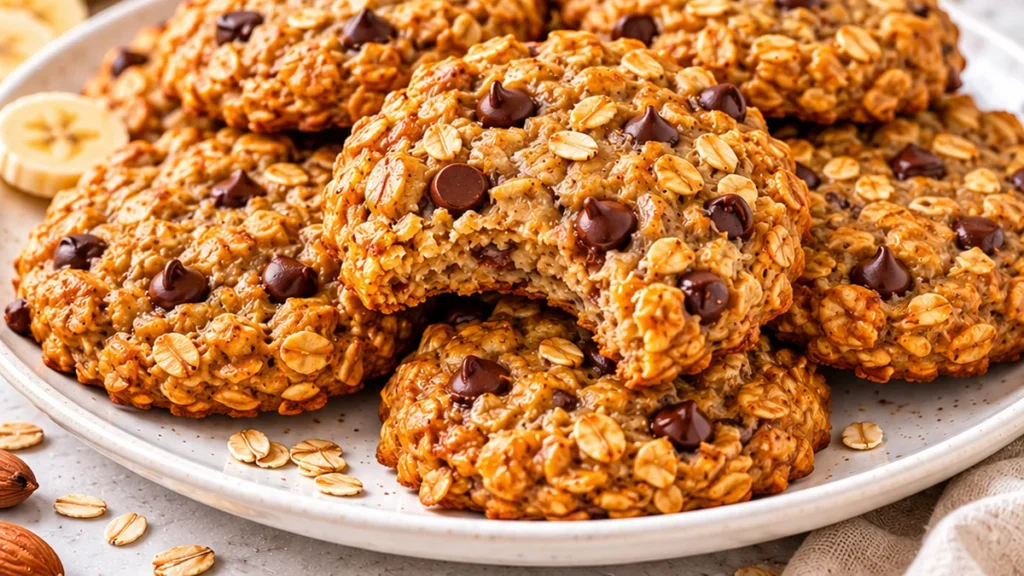 Banana Oat Breakfast Cookies
