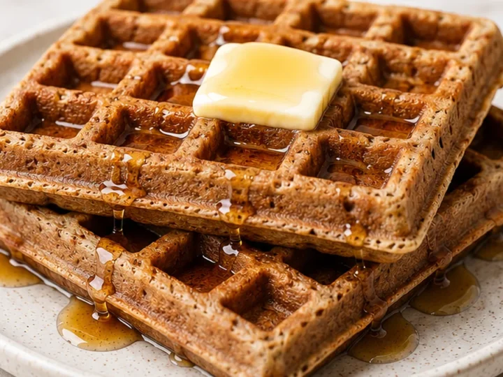 Golden Buckwheat Waffles: Crispy & Delicious