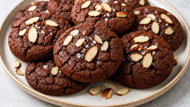 Irresistible Chocolate Almond Cookies (GF!)