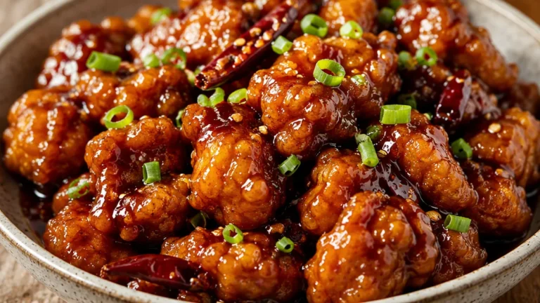 Crispy General Tso’s Chicken (GF!)