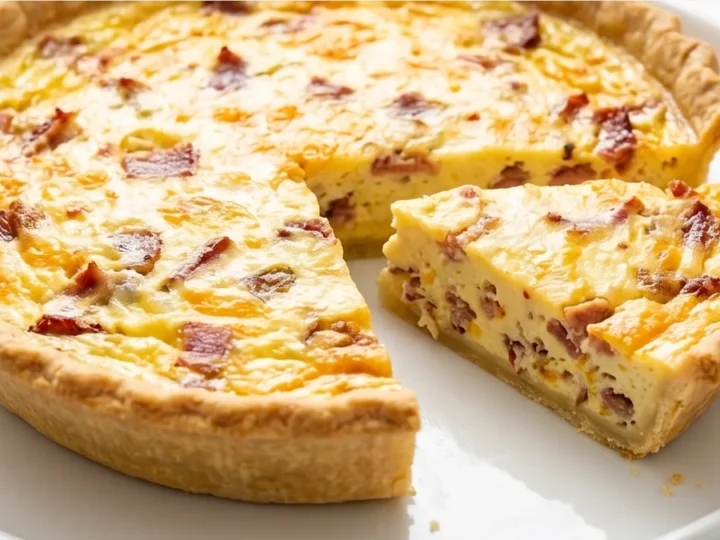Ultimate Gluten-Free Bacon Cheddar Quiche