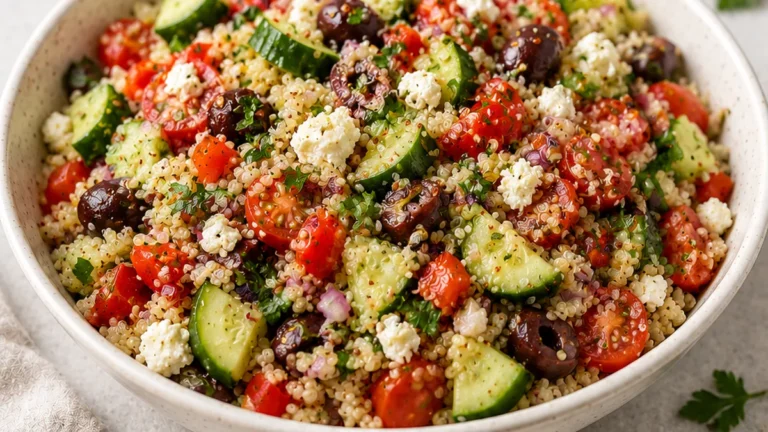 Greek Quinoa Salad: Taste the Mediterranean Sun