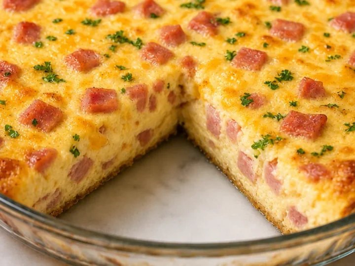 Crustless Ham & Cheese Quiche: Easy Breakfast!
