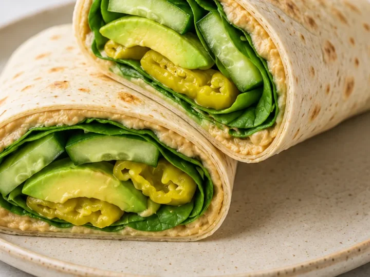 Hummus Wrap: 10-Minute Lunch Sensation