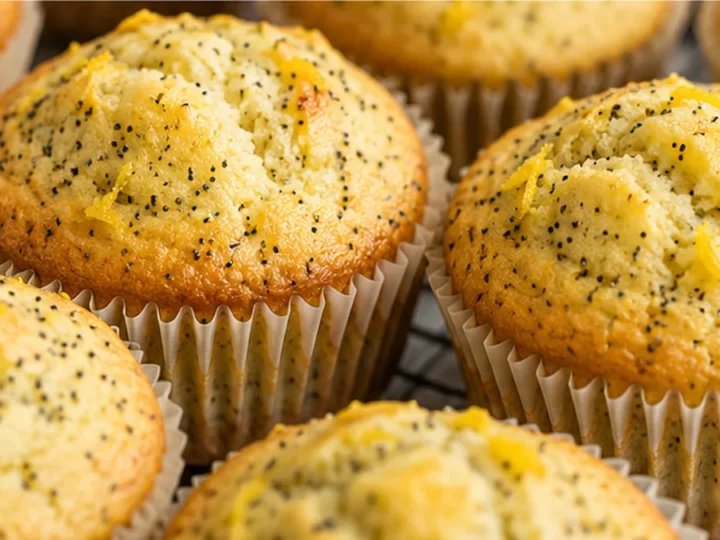 Bursting Lemon Poppy Seed Muffins ️