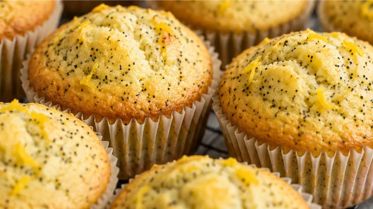 Bursting Lemon Poppy Seed Muffins ️