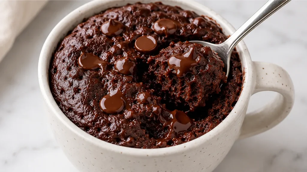 Indulgent Chocolate Mug Cake in 2 Minutes!