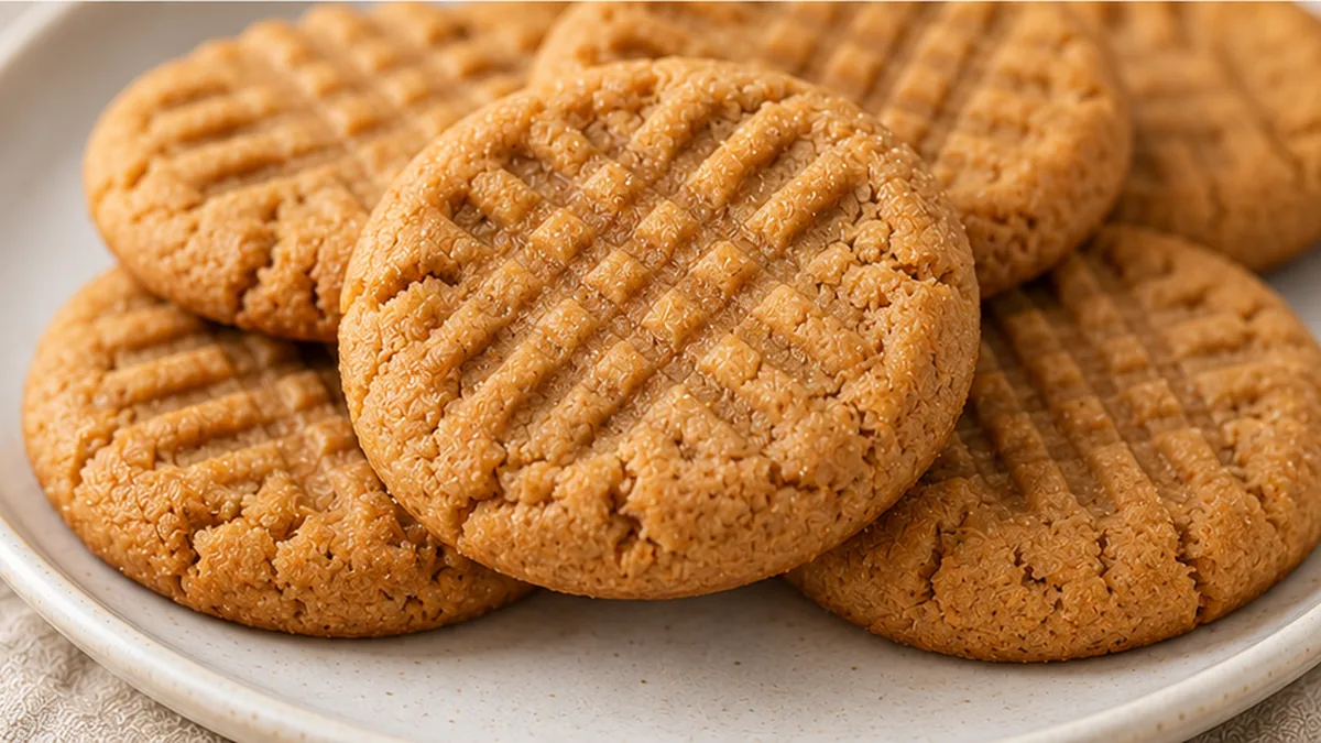 3-Ingredient Peanut Butter Cookies - Discover the easiest peanut butter cookies ever! Made with just 3 ingredients, these flourless cookies are incredibly chewy