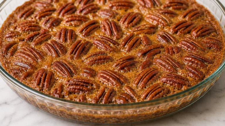 Pecan Pie Bliss: No Crust Needed!