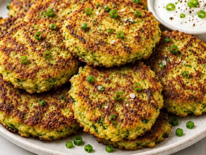 Crispy Zucchini Fritters