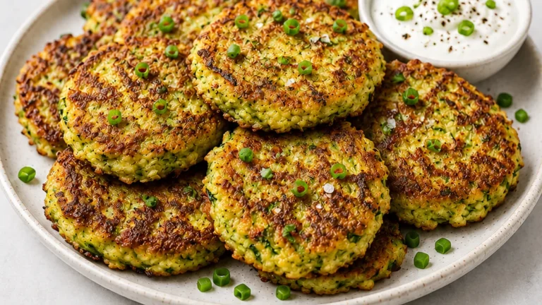 Crispy Zucchini Fritters