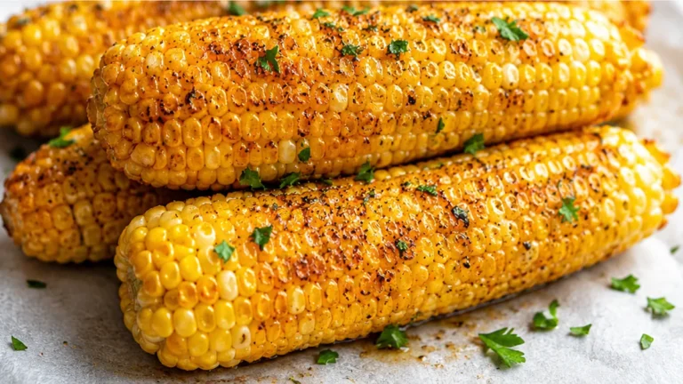Crispy Air Fryer Corn on the Cob!
