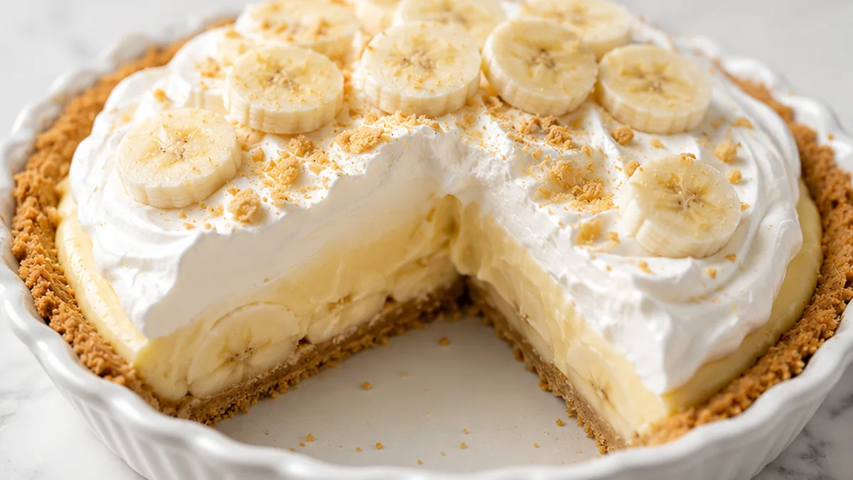Dairy-Free Banana Cream Pie Recipe - Banana cream pie: Make this dairy-free, gluten-free dessert in under 45 minutes. The ultimate creamy, dreamy pie with fresh