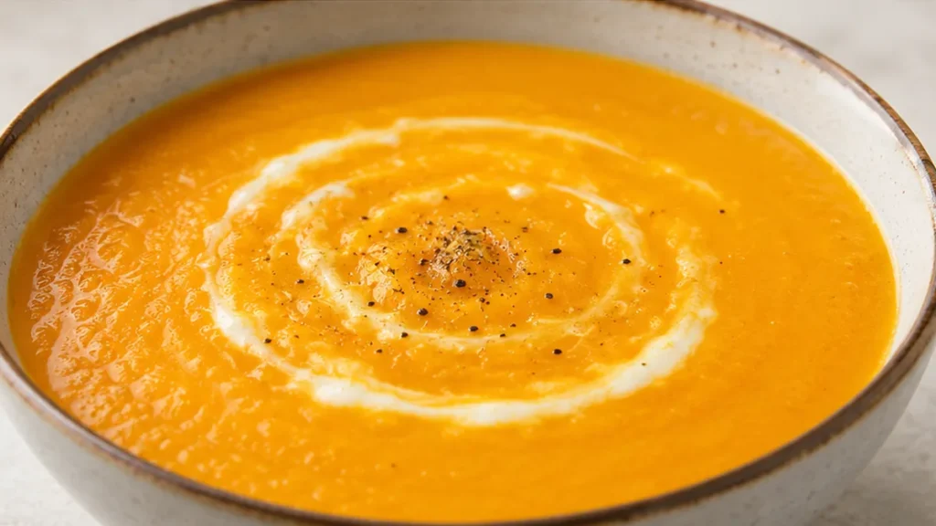 ” Creamy Carrot Ginger Soup: Comforting & Easy”