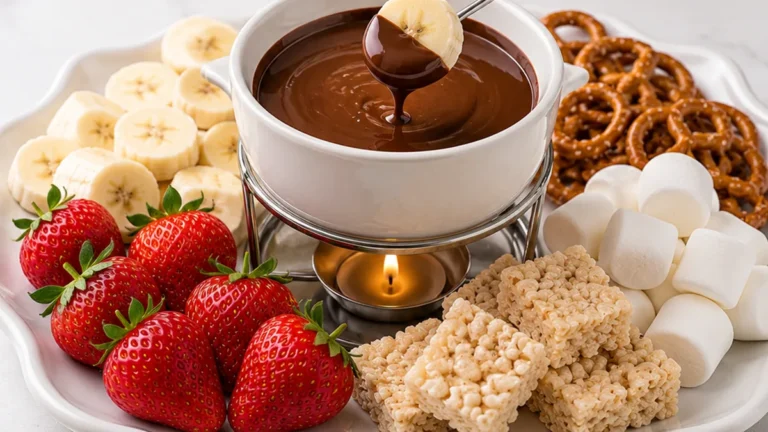Decadent Dairy-Free Chocolate Fondue Bliss!