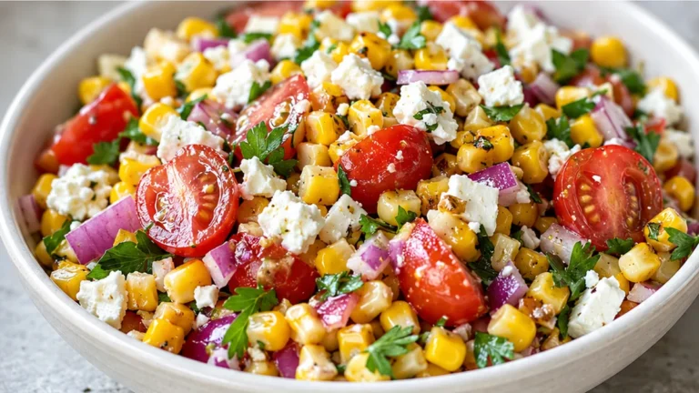 Zesty Feta Corn Salad: Summer Refreshment!