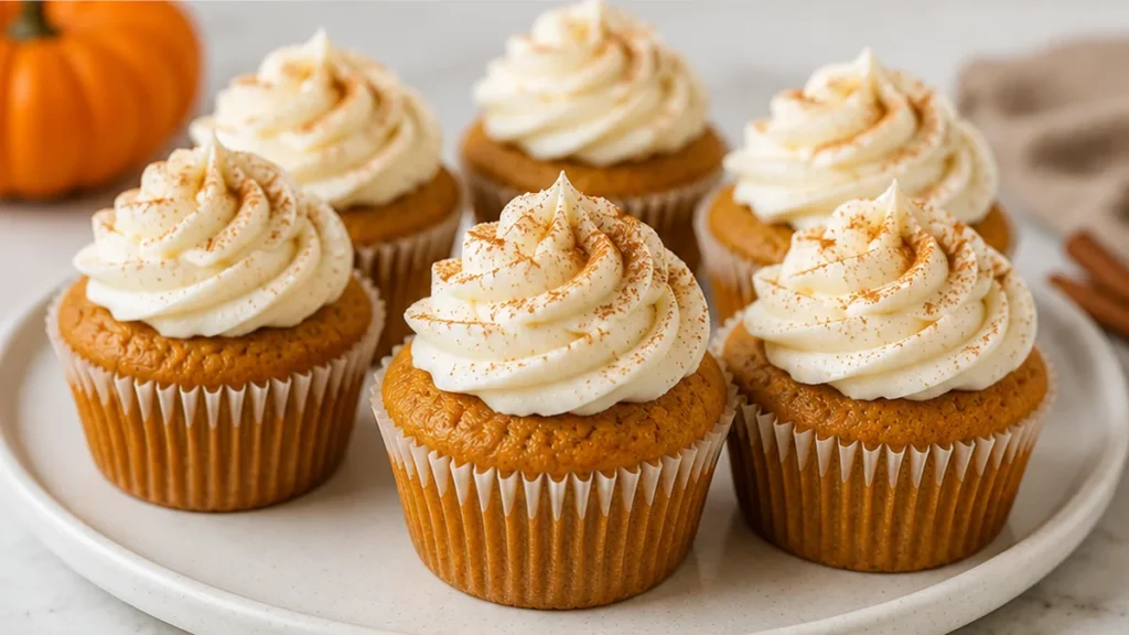 Gluten-Free Pumpkin Pie Cupcakes Recipe - gluten-free pumpkin cupcakes - Gluten-free pumpkin cupcakes: enjoy these soft, flavorful treats this fall. Easy to mak