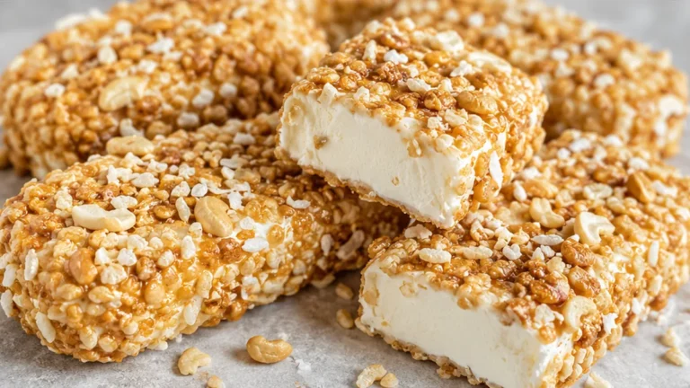 Crispy Ice Cream Crunch Bars