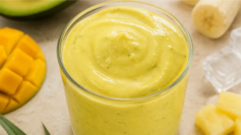 Creamy Mango Avocado Smoothie