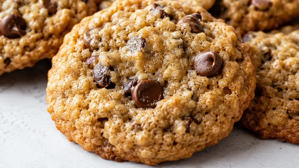 Chewy Almond Flour Oatmeal Cookies
