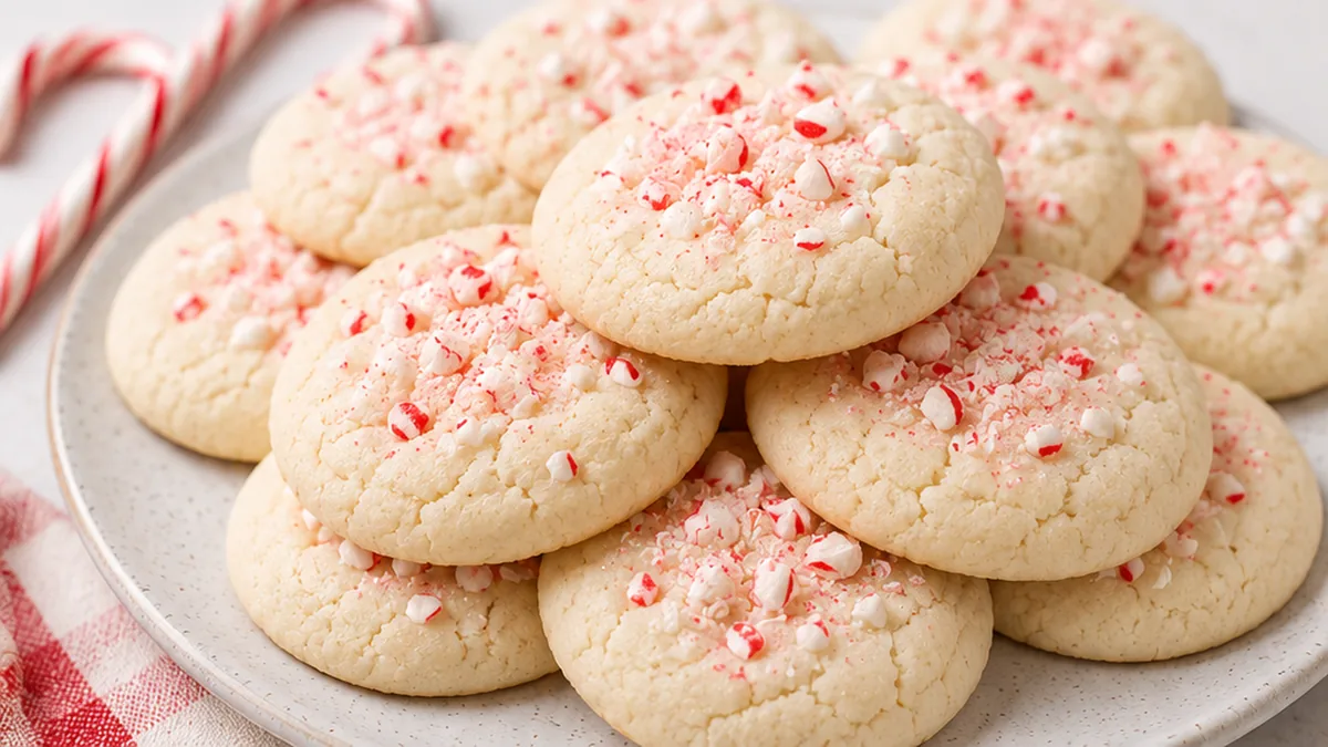 ️ Melt-in-Your-Mouth Peppermint Cookies - peppermint meltaways - Peppermint meltaways: bake these soft, buttery, and incredibly festive gluten-free cookies. Per