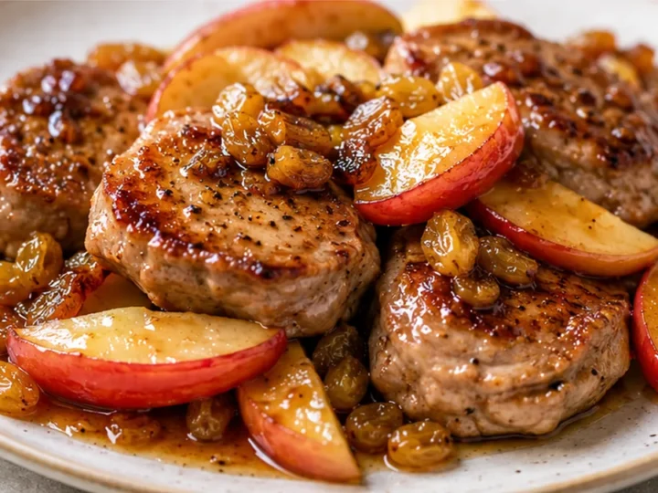 Pork Medallions with Caramelized Apples