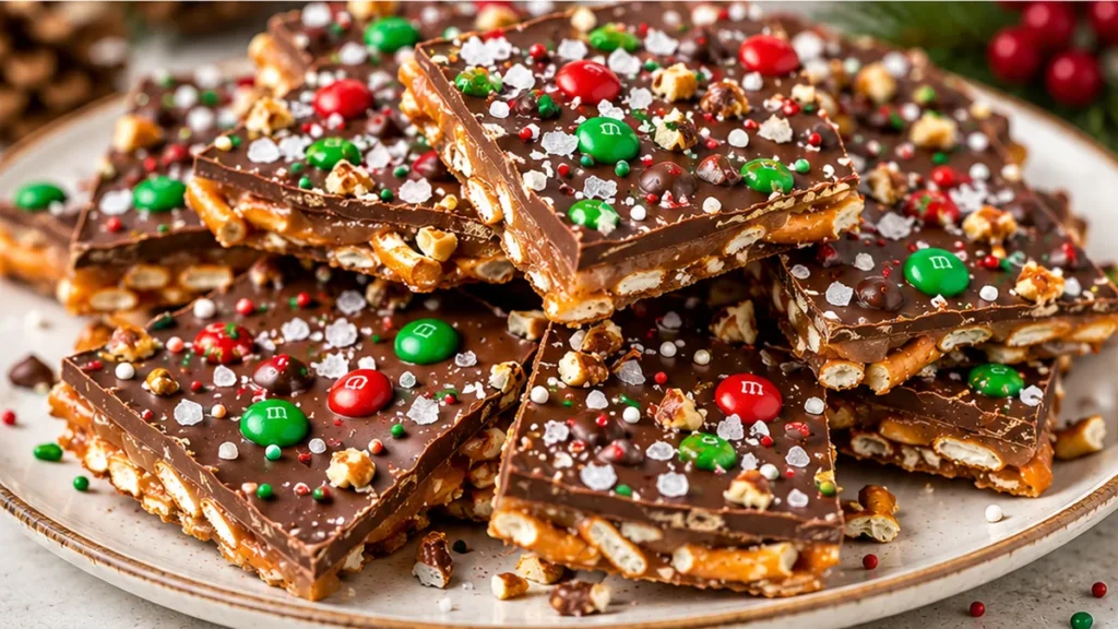 Melt-in-Your-Mouth Christmas Pretzel Treats!