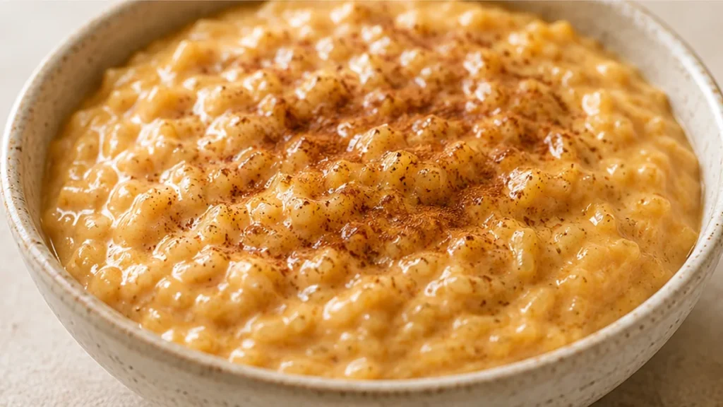 Creamy Pumpkin Rice Pudding: Fall Obsession!