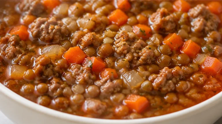 Hearty Sausage & Lentil Soup