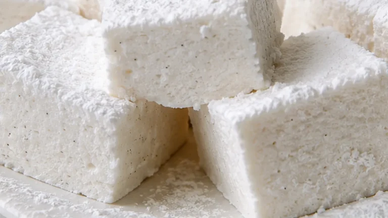 ️ Cloud-Like Vanilla Bean Marshmallows