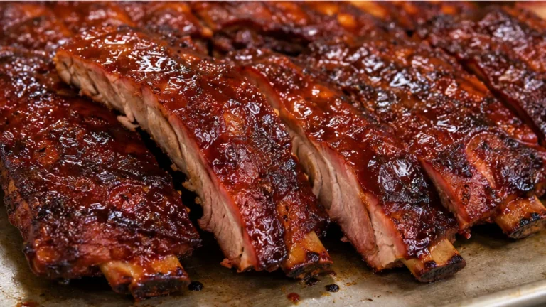 ” Fall-Off-The-Bone Baked Ribs”
