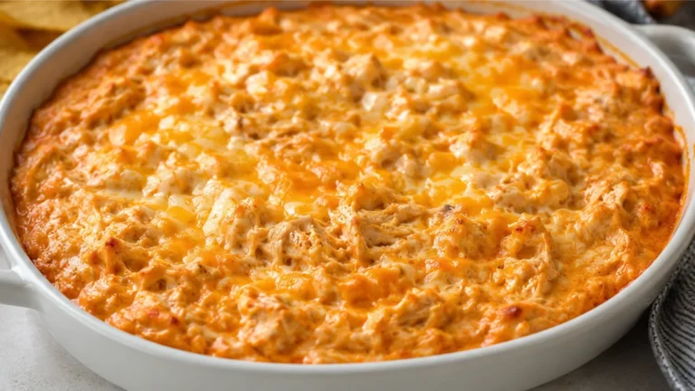️ Creamy Buffalo Chicken Dip: Your Game Day MVP!
