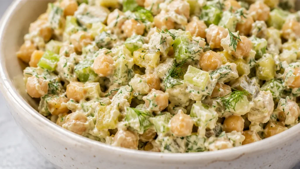 Chickpea ‘Chicken’ Salad: Lunch Obsession!