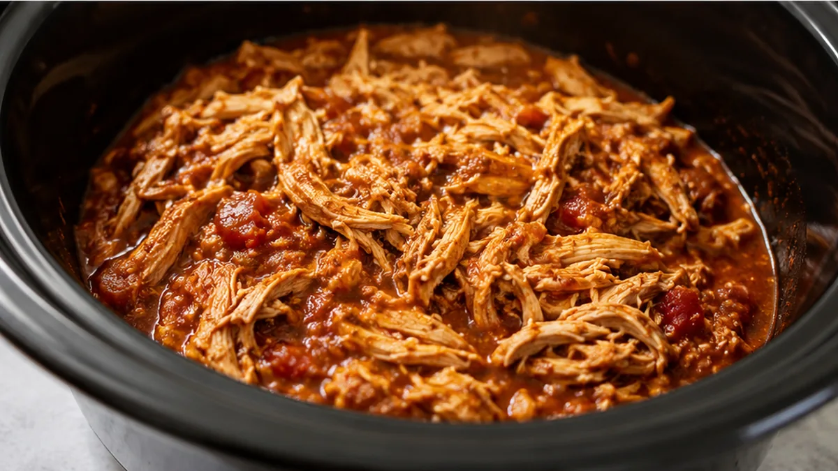Crock Pot Salsa Chicken Dinner ️ - Salsa chicken: master this incredibly easy Crock Pot recipe. Perfect for meal prep, tacos, or burrito bowls with minimal effo
