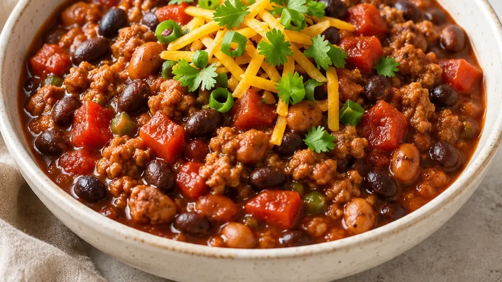 ️ The Easiest Turkey Chili You’ll Ever Make!